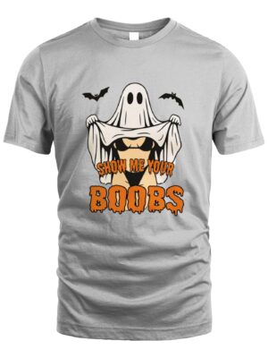 “Show Me Your Boos” Funny Halloween Ghost T-Shirt